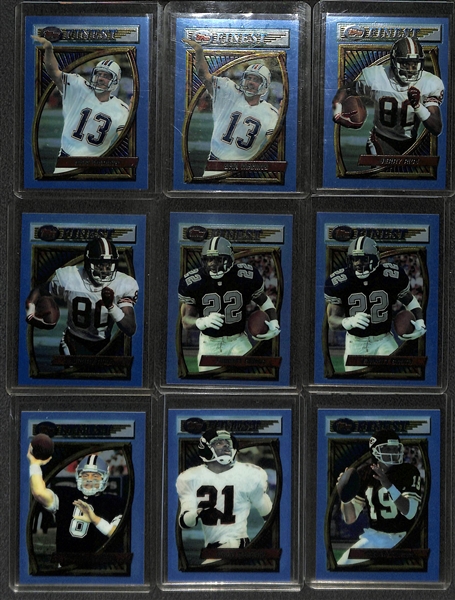 1994 Topps Finest Football Near 2 Complete Sets