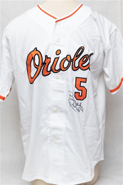 Brooks Robinson Autographed Starter Knit Jersey - JSA Auction Letter