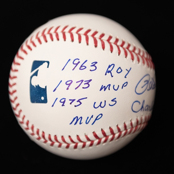 Pete Rose Signed Official MLB Baseball w. (8) Different Inscriptions! (Pete Rose Sticker & JSA COA)