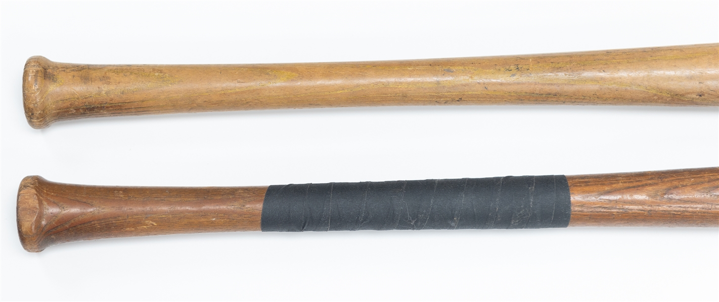 Lot of (2) A.J. Reach Co. World Series No. 106 Vintage Baseball Bats (Circa 1920)