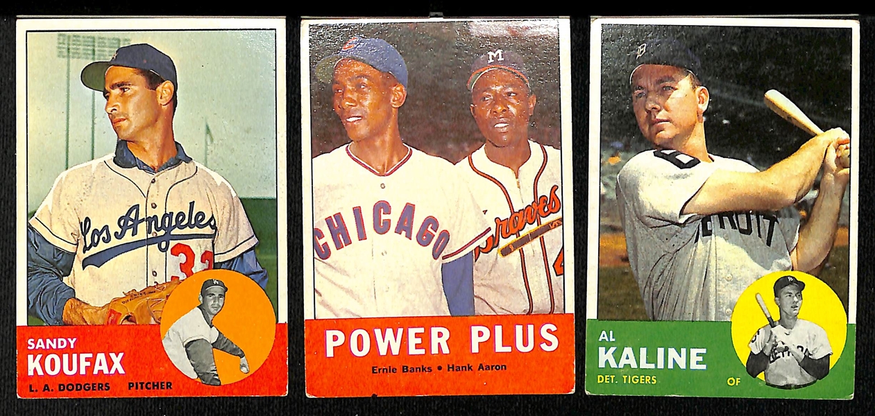  Lot of (250+) 1958-1963 Topps Baseball Cards w. 1960 Jim Kaat Rookie Card