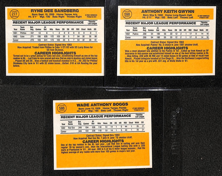  Lot of (2) 1983 Topps & Donruss Baseball Card Sets