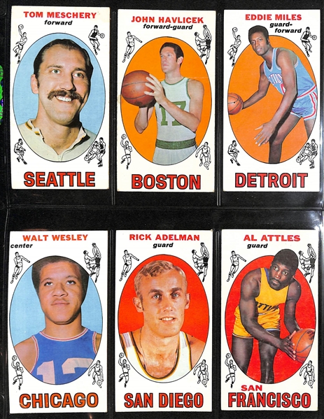  1969-1970 Topps Basketball Complete Set of 99 Cards w. Lew Alcindor Rookie Card