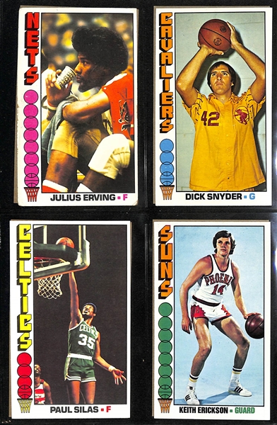 1976-77 Topps Basketball Complete Set of 144 Cards w. Kareem Abdul-Jabbar