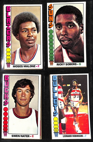 1976-77 Topps Basketball Complete Set of 144 Cards w. Kareem Abdul-Jabbar