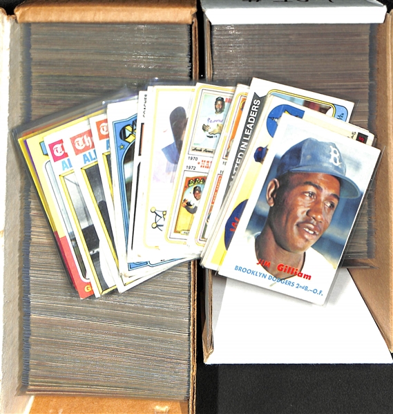 Lot of (500+) 1950s Through 1980s Topps Baseball Cards