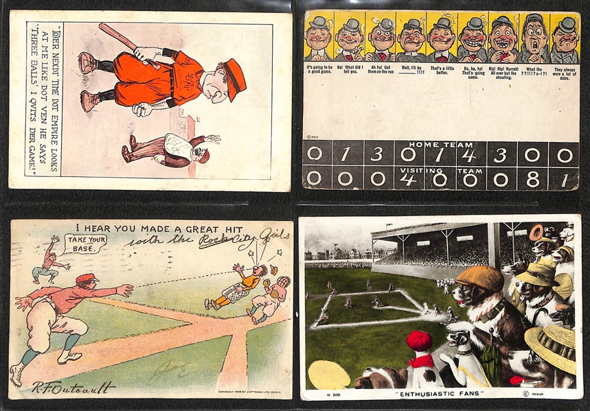 Vintage Sports Ephemera Lot w. 1958 Giants vs. Browns NFL Program