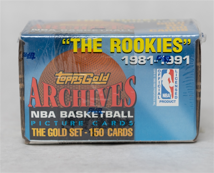 1981-1991Topps Gold Archives The Rookies NBA Basketball Card Sealed Set