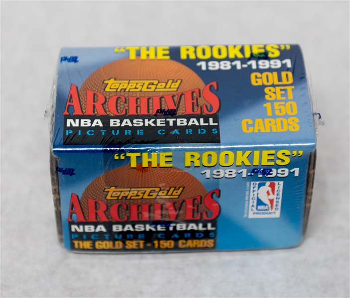 1981-1991Topps Gold Archives The Rookies NBA Basketball Card Sealed Set