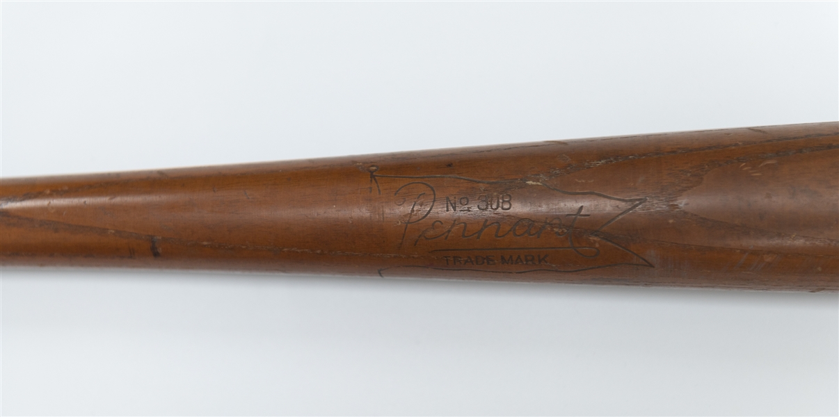 Vintage Pennant Lou Gehrig No. 308 Model 35 Baseball Bat