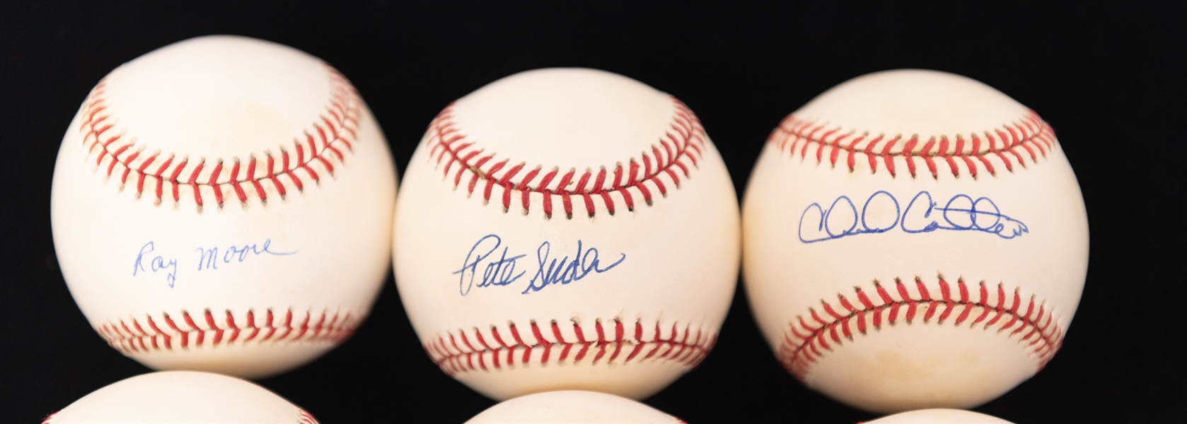 Lot of (9) Single Signed Baseballs w. Rick Ferrell, Mickey Vernon, & Pete Suder - JSA Auction Letter