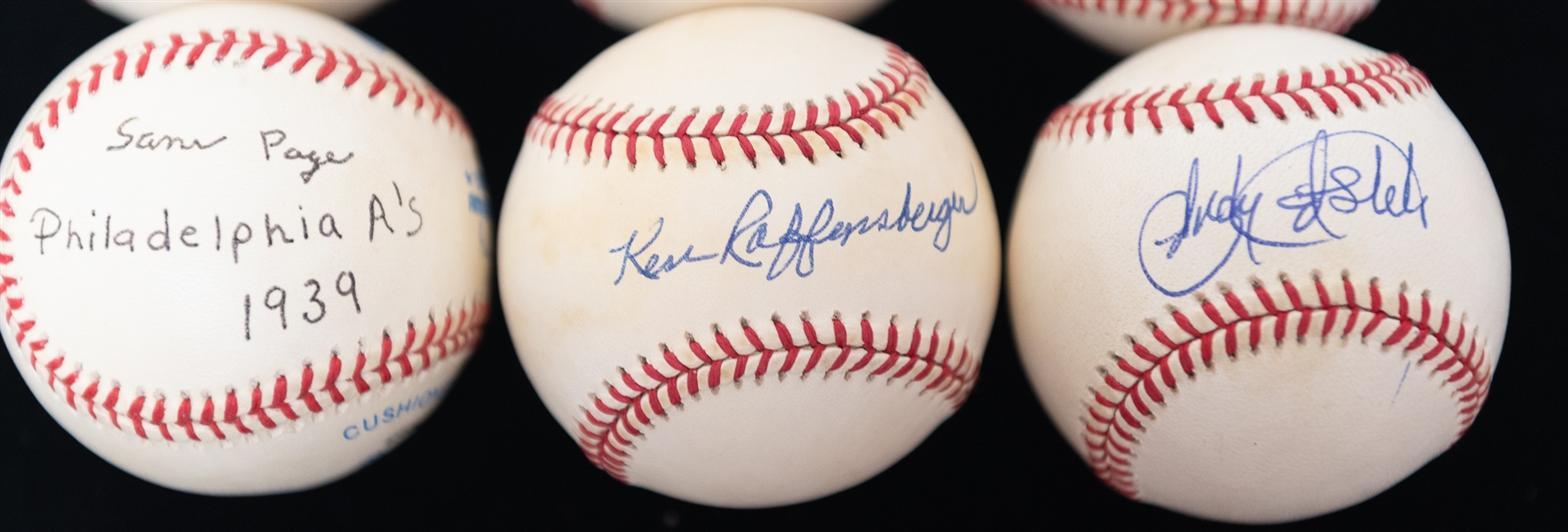 Lot of (9) Single Signed Baseballs w. Rick Ferrell, Mickey Vernon, & Pete Suder - JSA Auction Letter