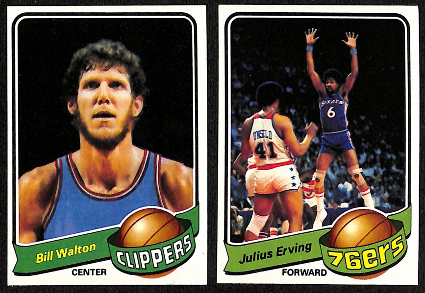 1979-80 Topps Basketball Complete Set of 132 Cards w. Kareem Abdul-Jabbar