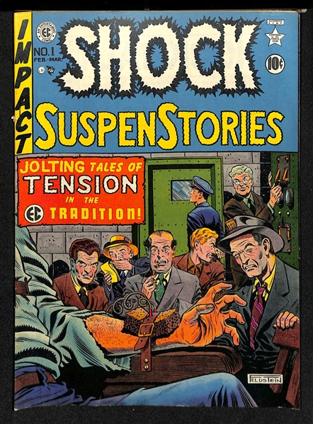 1952 Shock SuspenStories #1 Jolting Tales of Tension in the Tradition Comic Book