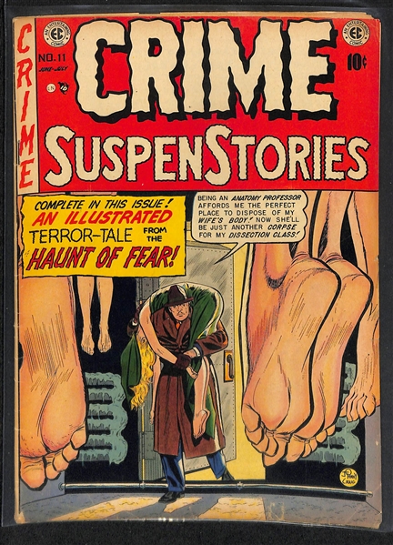 Lot of (3) 1952-1953 Crime SuspenStories (#11, 15, & 17) Comic Books