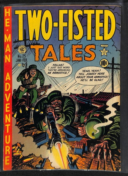 Lot of (5) 1952-1954 Two-Fisted Tales (#25, 31, 34, 35, & 36) Comic Books