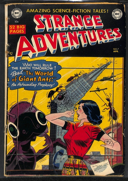 1953 The Vault of Horror #33 & 1951 Strange Adventures #7 Comic Books