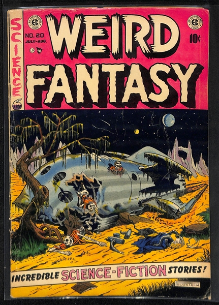 Lot of (3) Comics - 1953 Weird Fantasy #20 and 1952-53 Weird Science (#18 & 22)