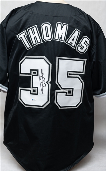 Signed Baseball Jersey Lot (4) - Frank Thomas White Sox (Beckett), Craig Nettles Yankees (JSA), B. Saberhagen Royals (JSA), R. Dempsey (JSA)