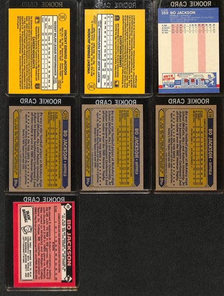 Lot of (63) Baseball Rookie Cards from 1980-1989 w. (3) 1982 Donruss Cal Ripken Jr Rookie Cards