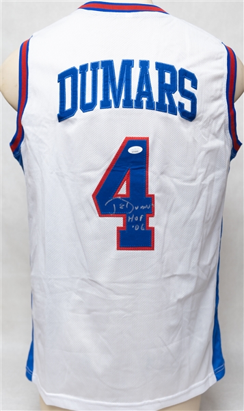 Lot of (3) Mixed Sports Autographed Jerseys w. Dennis Rodman, Joe Dumars, and Howard Johnson (JSA & Beckett Certs)