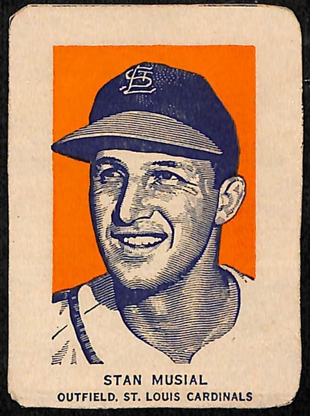 Vintage Wheaties Cards - 1952 Stan Musial, 1936 Lefty Gomez, 1936 Bill Lee