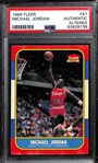 1986 Fleer Michael Jordan Rookie Card #57 Graded PSA Authentic (Well Centered & Great Color!)