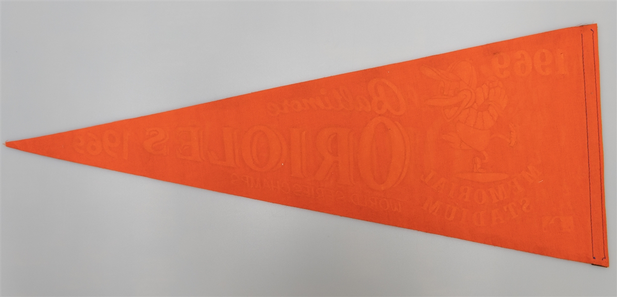 1969 Baltimore Orioles World Series Champs Phantom Pennant