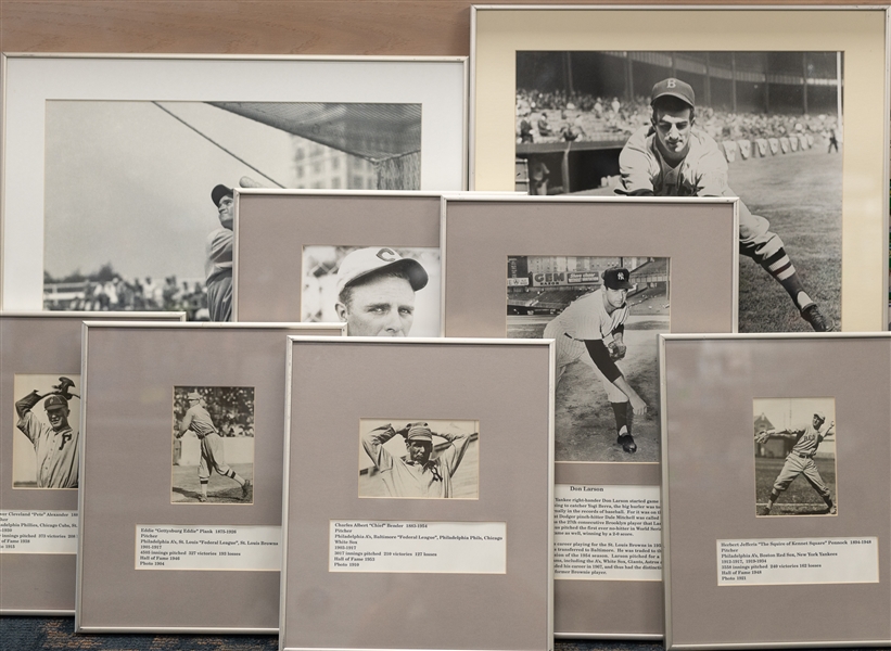 The Smithsonian Baseball Americana Professionally Framed Pictures Exhibition - No Shipping Available for this Lot