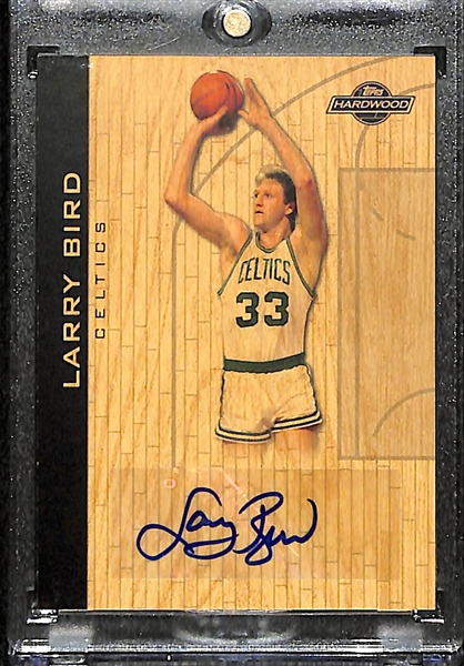 2008-09  Topps Hardwood Larry Bird Hardwood Signatures Autograph Card #ed 04/39