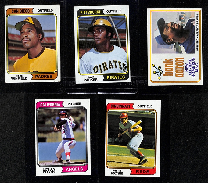 1974 Topps Baseball Complete Set w. Winfield & Parker Rookie Cards