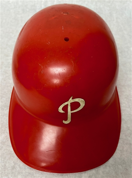 Vintage c. 1960s Phillies Youth Sized Felt Baseball Cap & Batting Helmet - 100% of Bid Donated to the Darren Daulton Foundation