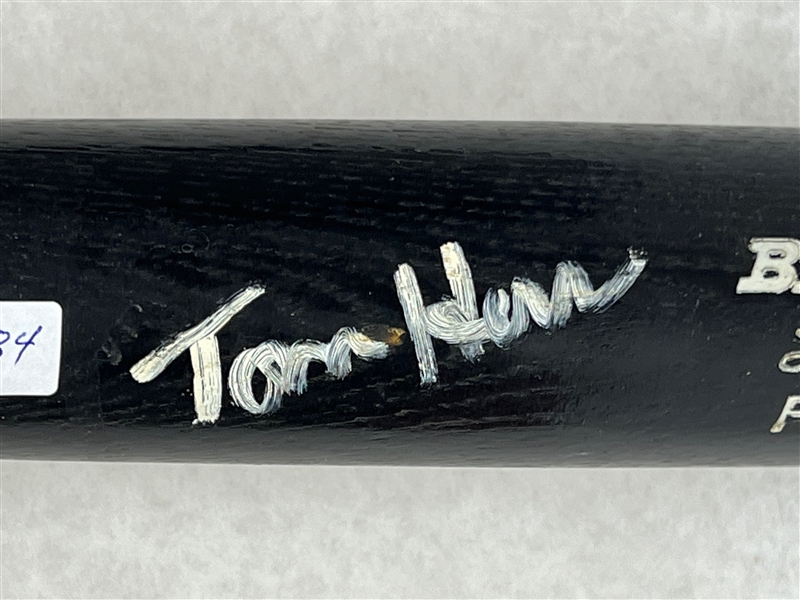 Tom Herr Single Signed Player Model Bat - 100% of Bid Donated to the Darren Daulton Foundation