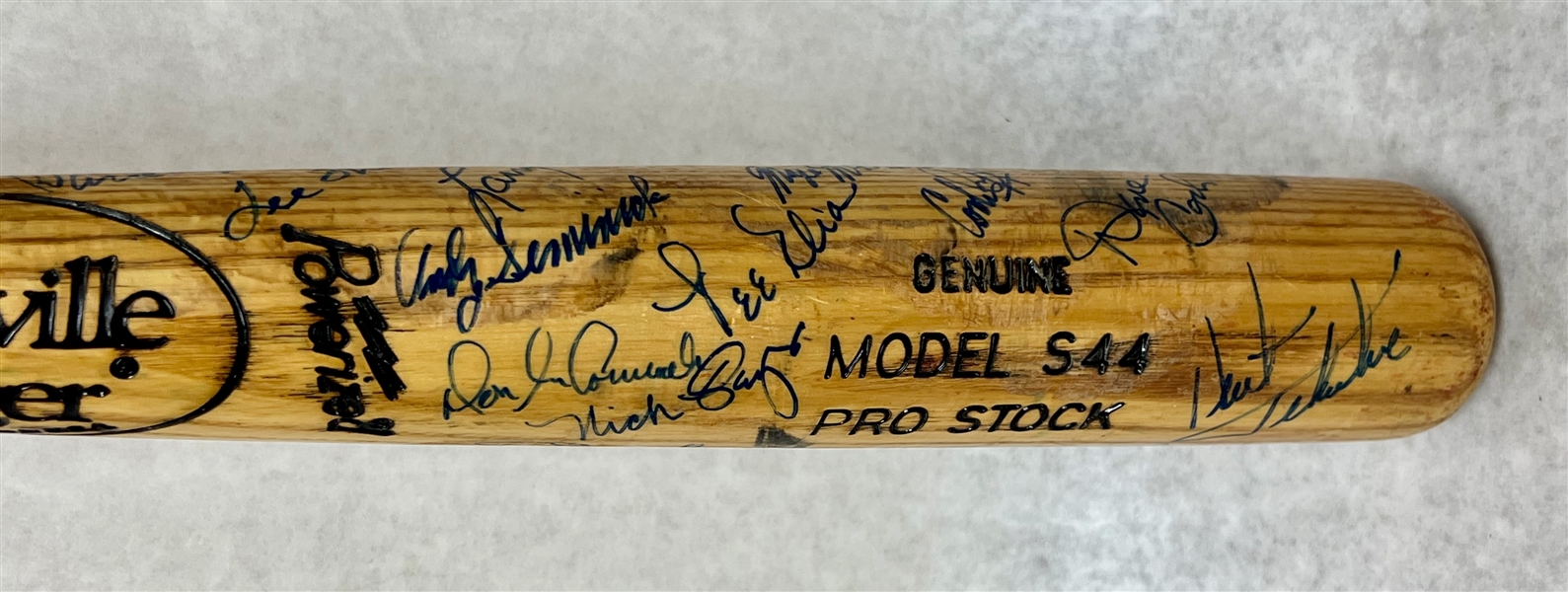 1950s-1970s Multi-Signed Phillies Louisville Slugger Pro Bat w. Johnny Callison & Larry Bowa - 100% of Bid Donated to the Darren Daulton Foundation