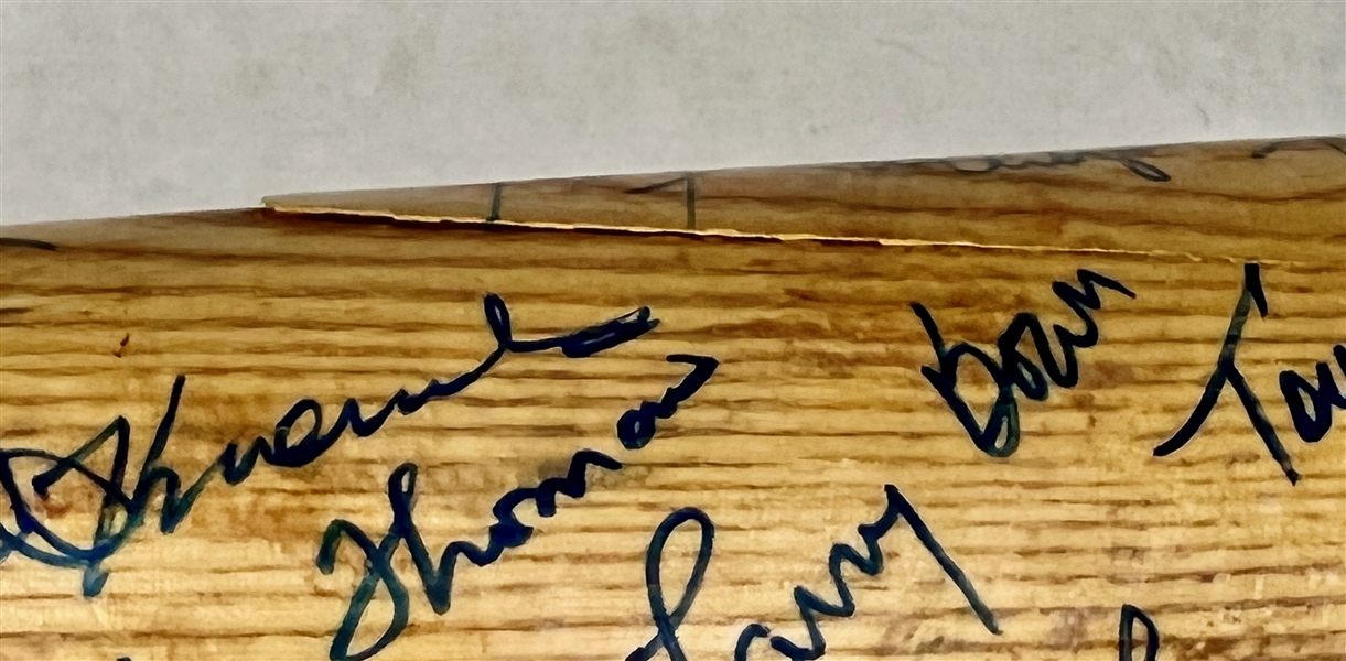 1950s-1970s Multi-Signed Phillies Louisville Slugger Pro Bat w. Johnny Callison & Larry Bowa - 100% of Bid Donated to the Darren Daulton Foundation