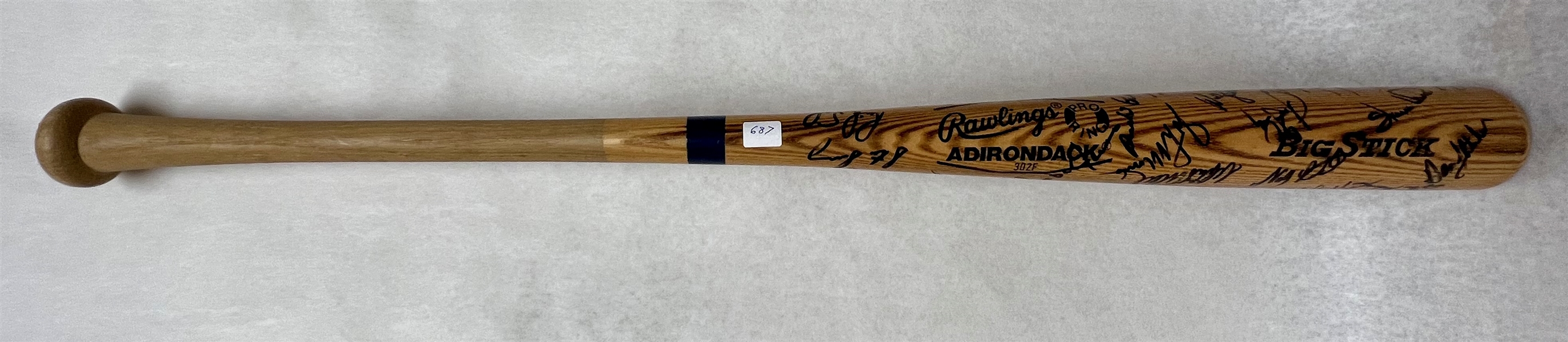 1980s-1990s Multi-Signed Phillies Players Rawlings Pro Bat w. John Kruk & Dale Murphy - 100% of Bid Donated to the Darren Daulton Foundation