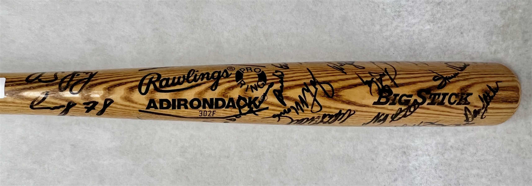 1980s-1990s Multi-Signed Phillies Players Rawlings Pro Bat w. John Kruk & Dale Murphy - 100% of Bid Donated to the Darren Daulton Foundation