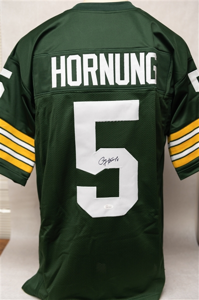 Paul Hornung and John Brockington Green Bay Packers Autographed Jerseys (JSA Certs)