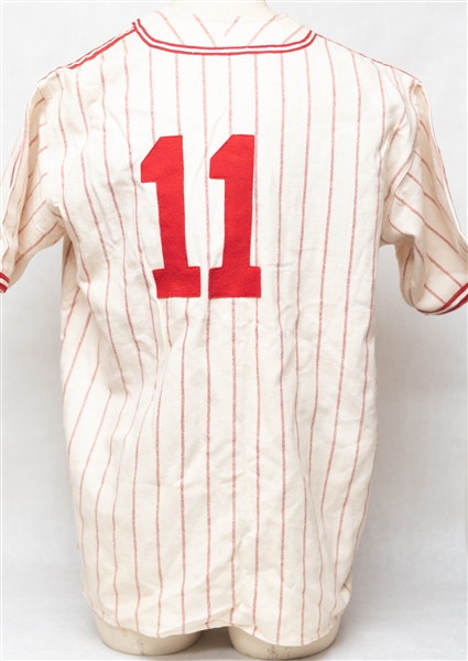 Old As 1950s Sporting Good Store Stock Empire Brand Baseball Uniform (Jersey, Pants, Stirrup Socks)