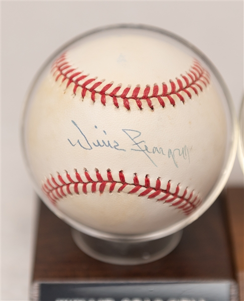 Cal Ripken Jr. & WIllie Stargell Signed Baseballs (Each w. JSA COA)