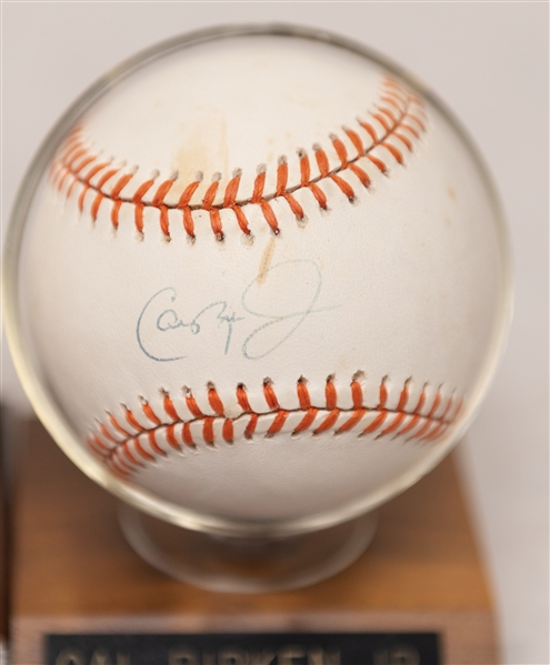 Cal Ripken Jr. & WIllie Stargell Signed Baseballs (Each w. JSA COA)