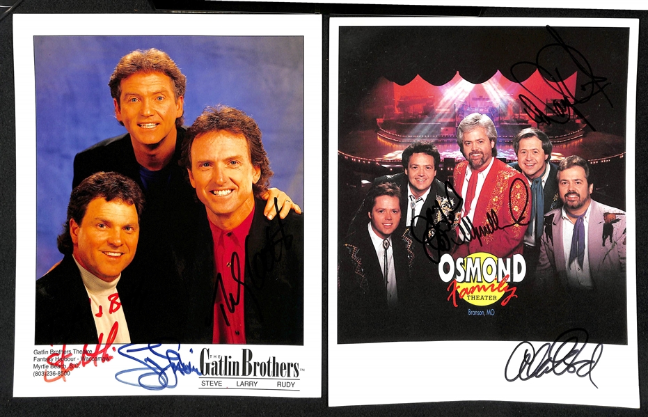 Lot of (15+) Entertainment & Western Autographs/Memorabilia w. Kenny Rogers - JSA Auction Letter