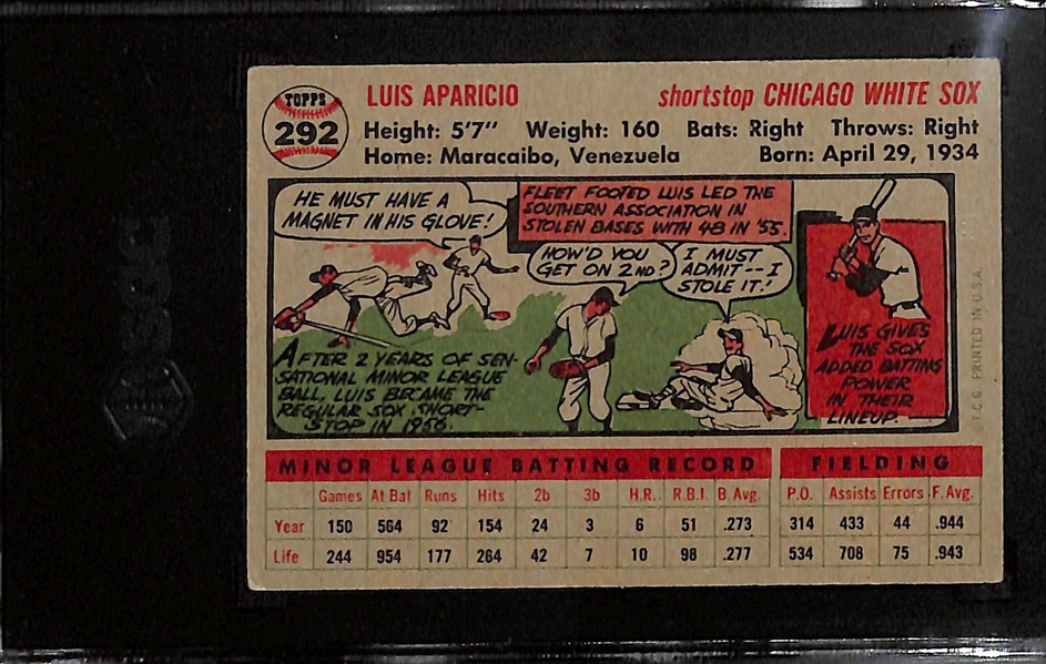 1956 Topps Luis Aparicio #292 Rookie Card Graded SGC 5