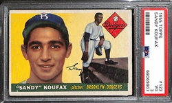 1955 Topps Sandy Koufax #123 Rookie Card Graded PSA 3