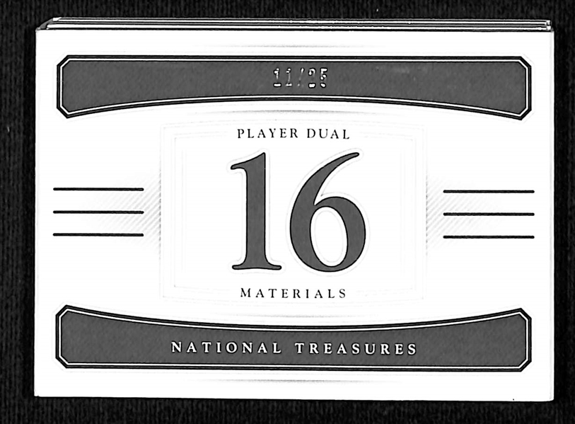 2018 National Treasures Baseball 16 Player Dual Game Used Materials Card w. Ohtani, Devers, Davis and Many More!