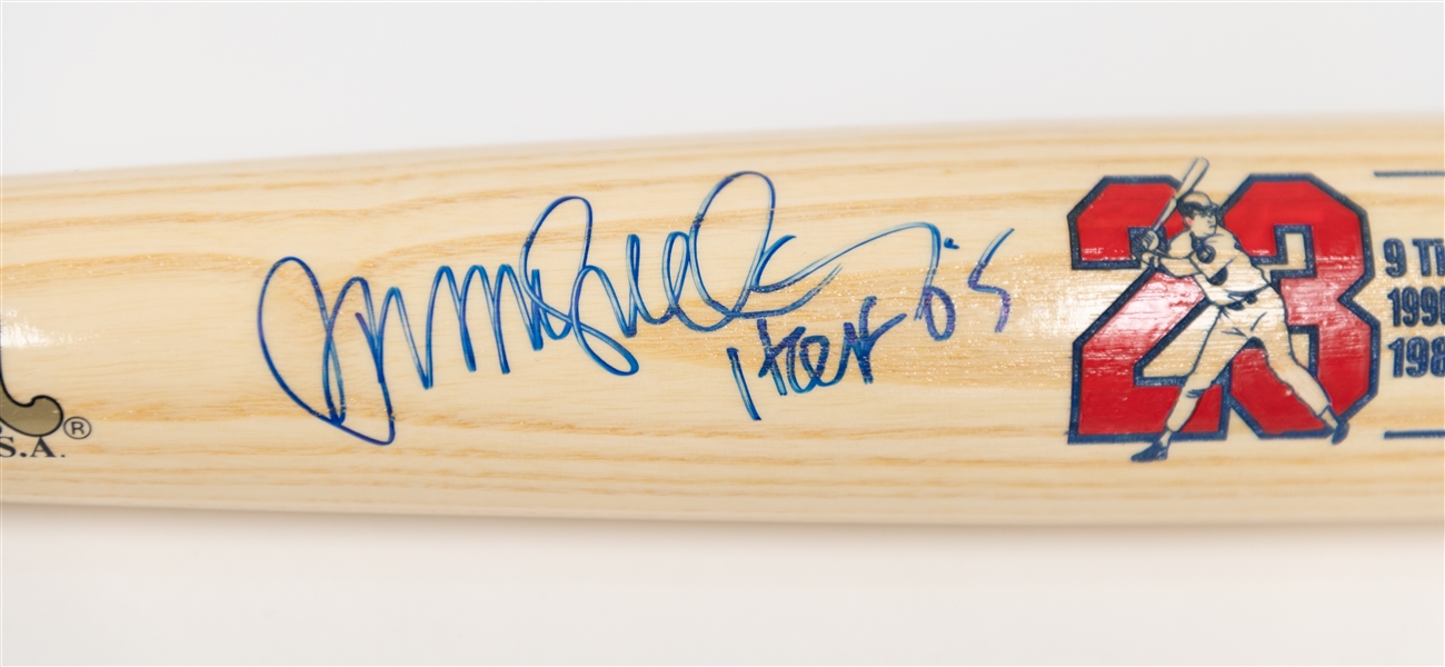 Ryne Sandberg Signed Original 1/1 Cooperstown Bat Company Baseball Bat w. Images & Stats (JSA COA) - #ed 1/1 on Bat Knob