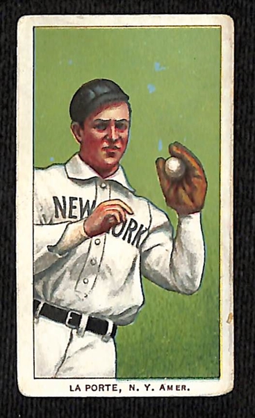 (5) 1909-11 T206 Cards - LaPorte (Yankees), Lennox (Dodgers), Charles (Cardinals), Scott (White Sox), Camnitz (Pittsburg)