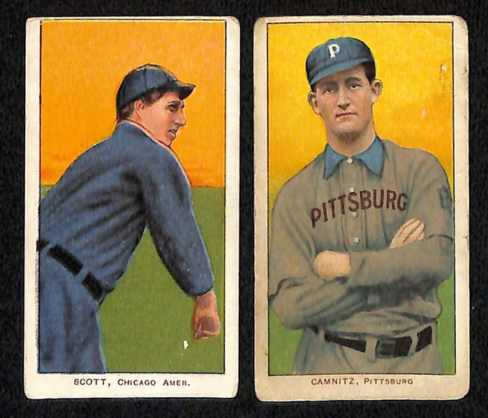 (5) 1909-11 T206 Cards - LaPorte (Yankees), Lennox (Dodgers), Charles (Cardinals), Scott (White Sox), Camnitz (Pittsburg)