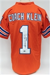 Henry Winkler Signed Coach Klein Jersey From the Movie "Waterboy" - Beckett Witness Sticker