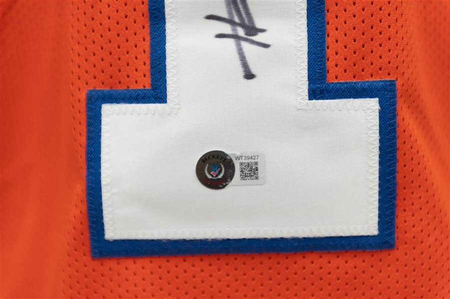 Henry Winkler Signed Coach Klein Jersey From the Movie Waterboy - Beckett Witness Sticker